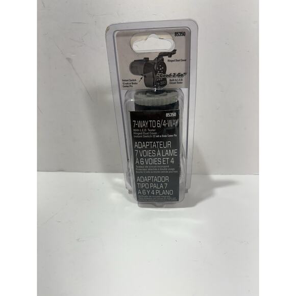 Reese Towpower 7-Way to 6/4-Way Vehicle End Adapter w/LED Tester‎ NEW - Picture 6 of 6